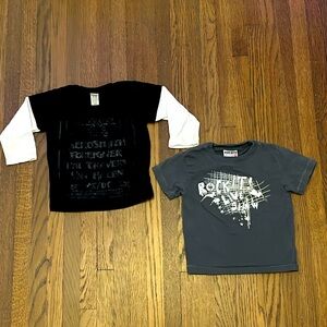 Rock & Roll Baby Boy Shirts lot of 2 / EUC